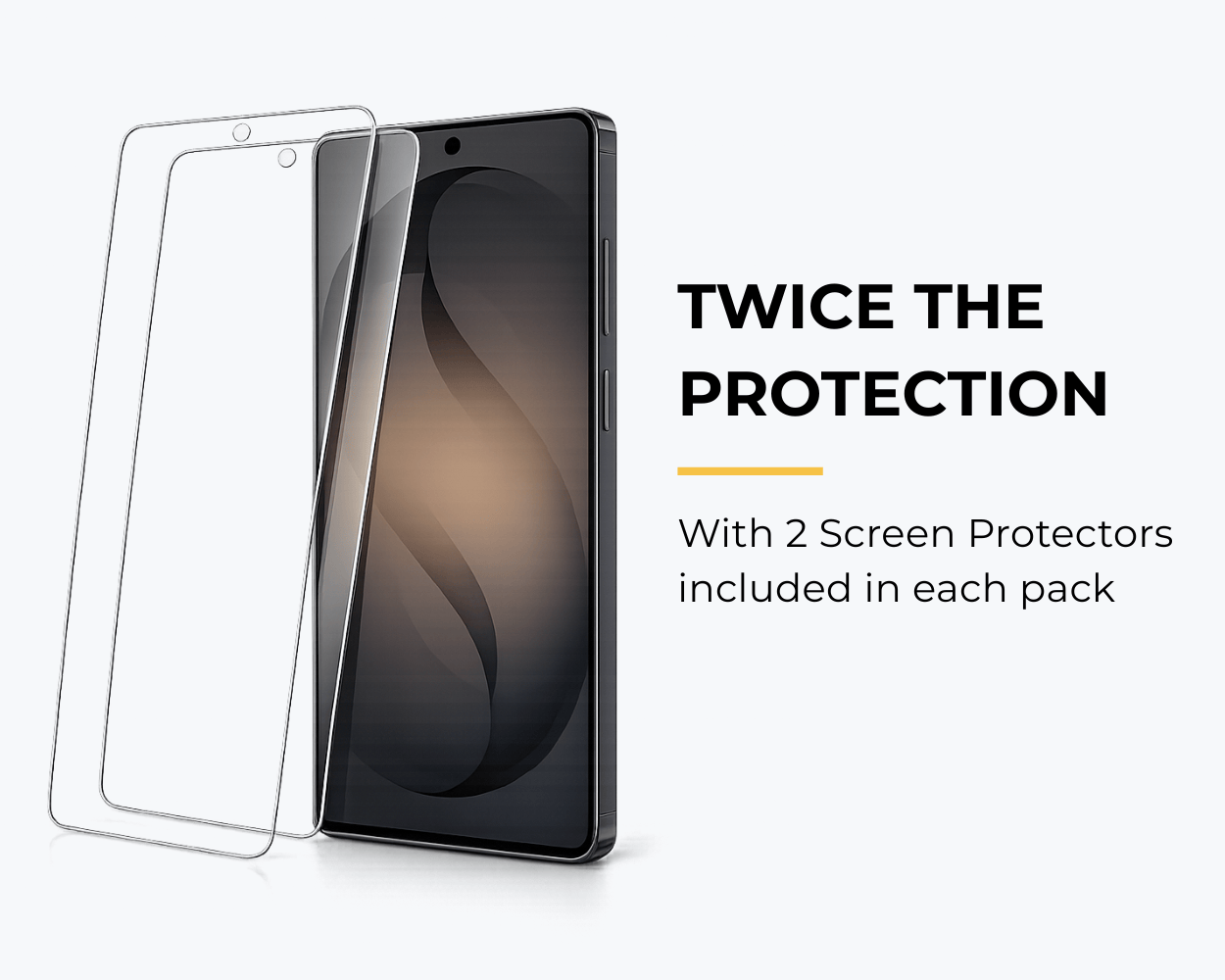 Snakehive Tempered Glass Samsung Galaxy S26 Plus - Tempered Glass Screen Protector (x2) 2x Tempered Glass Screen Protector for Galaxy S26 Plus