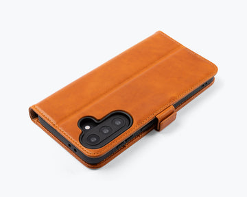 Metro Leder Wallet Handyhülle für Samsung Galaxy A57