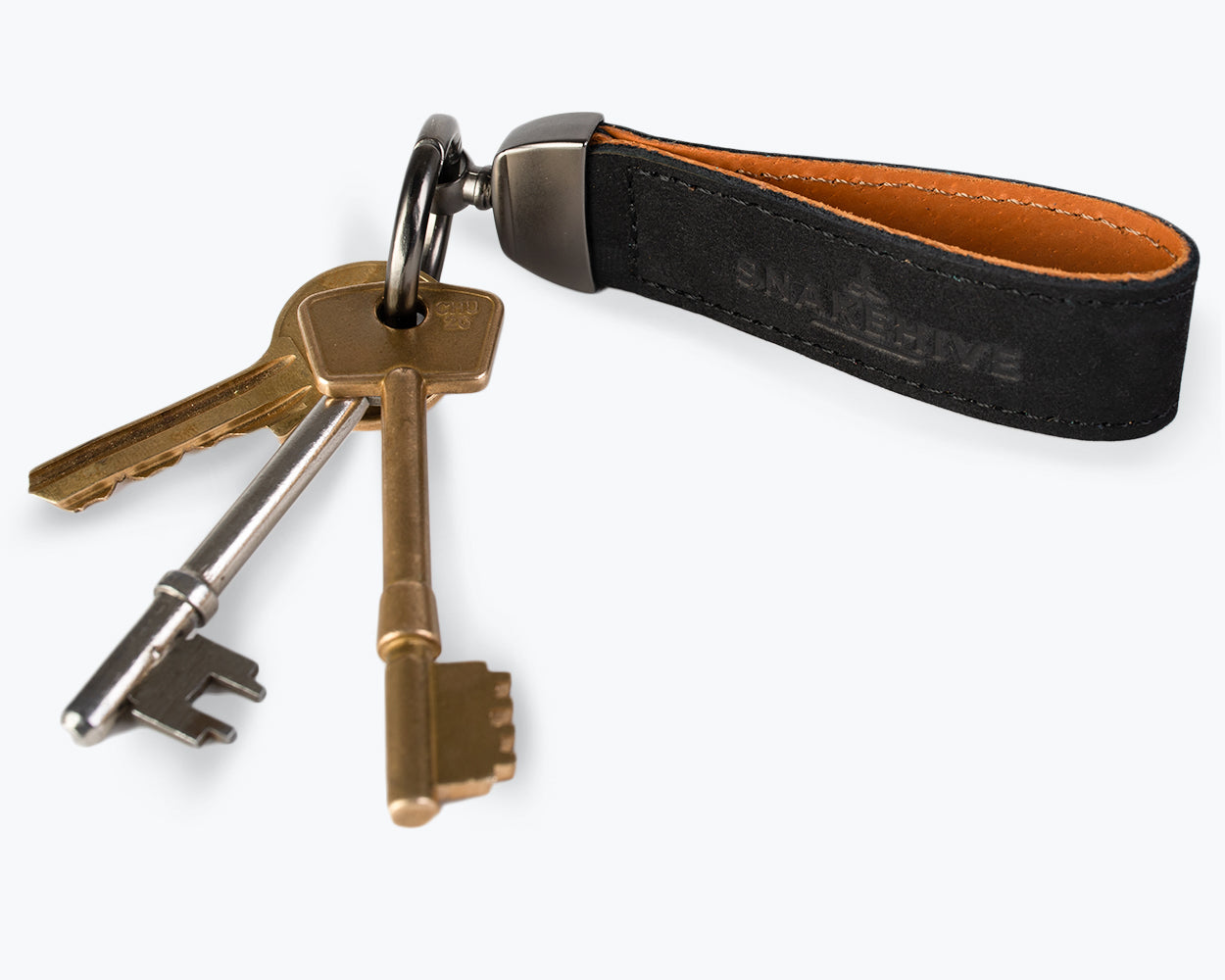 Vintage Leather Key Loop