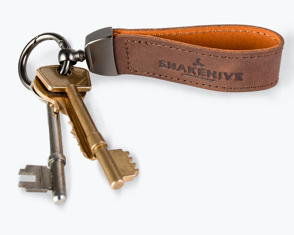 Vintage Leather Key Loop