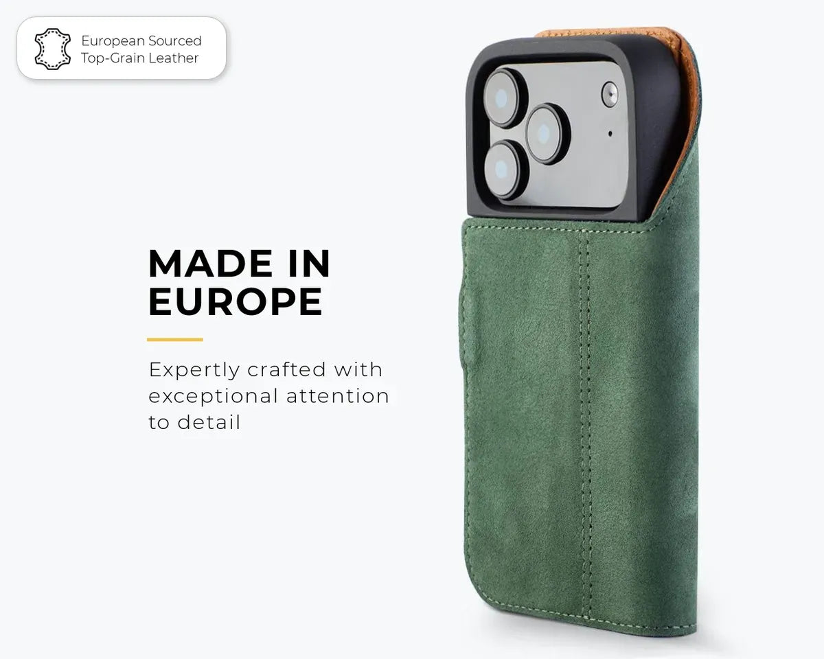 Snakehive Vintage Wallet Apple iPhone 18 Pro - Vintage Leather Wallet Phone Case Vintage Leather Wallet Case for Apple iPhone 18 Pro
