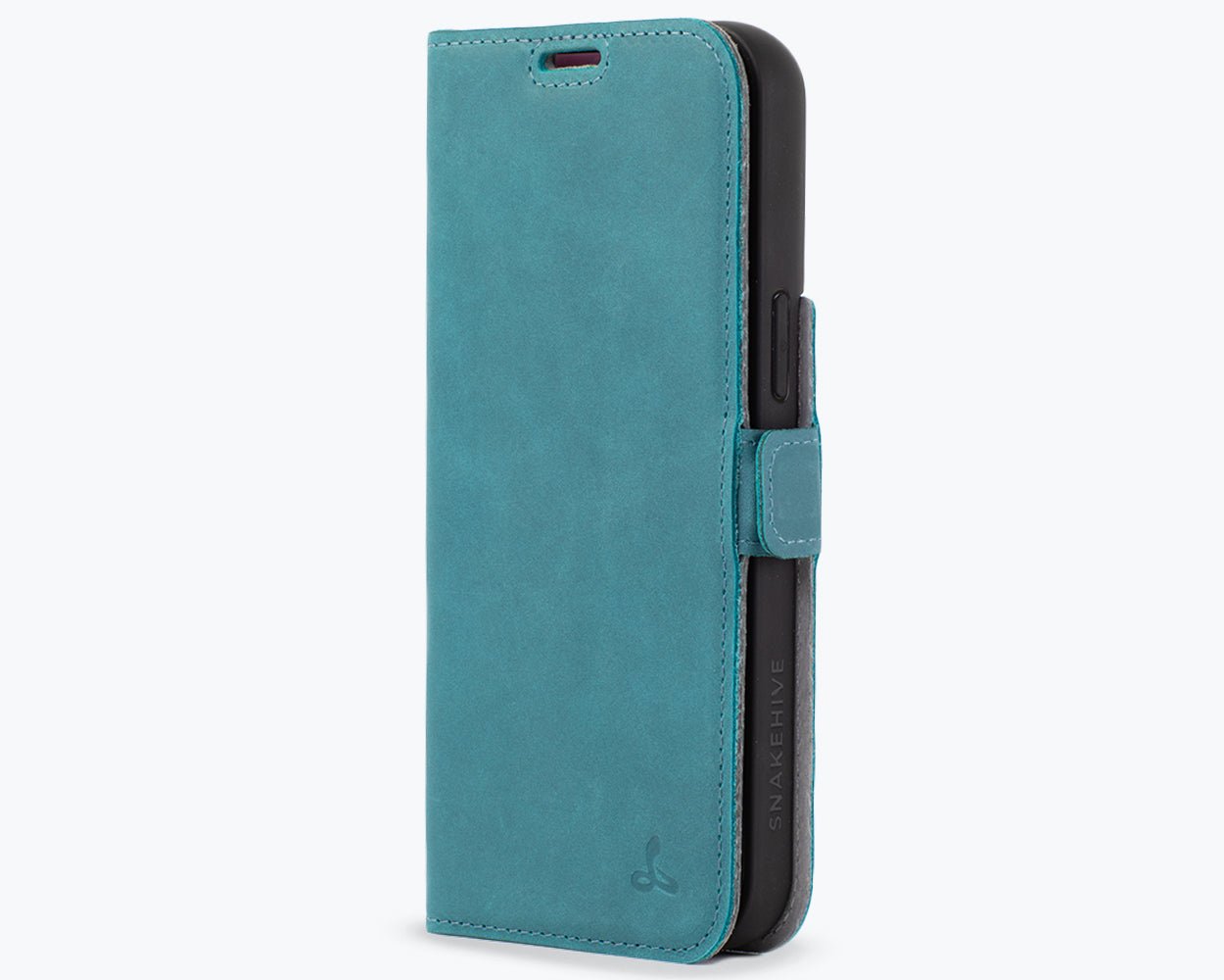 Apple iPhone 14 Pro Max - Vintage Leather Wallet Phone Case (Side Clasp)