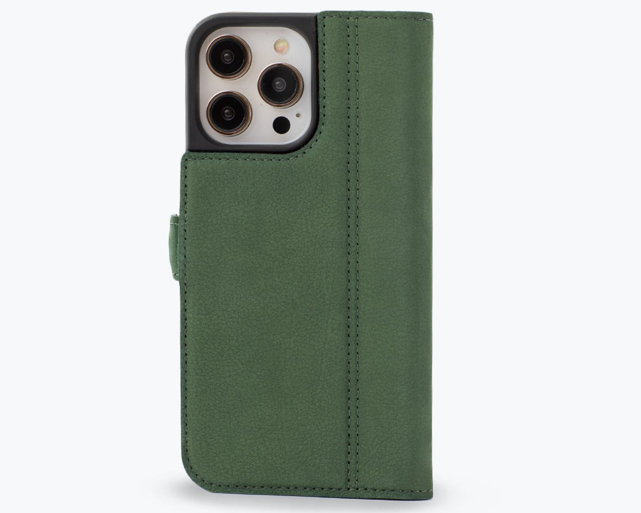 Apple iPhone 14 Pro Max - Vintage Leather Wallet Phone Case (Side Clasp)