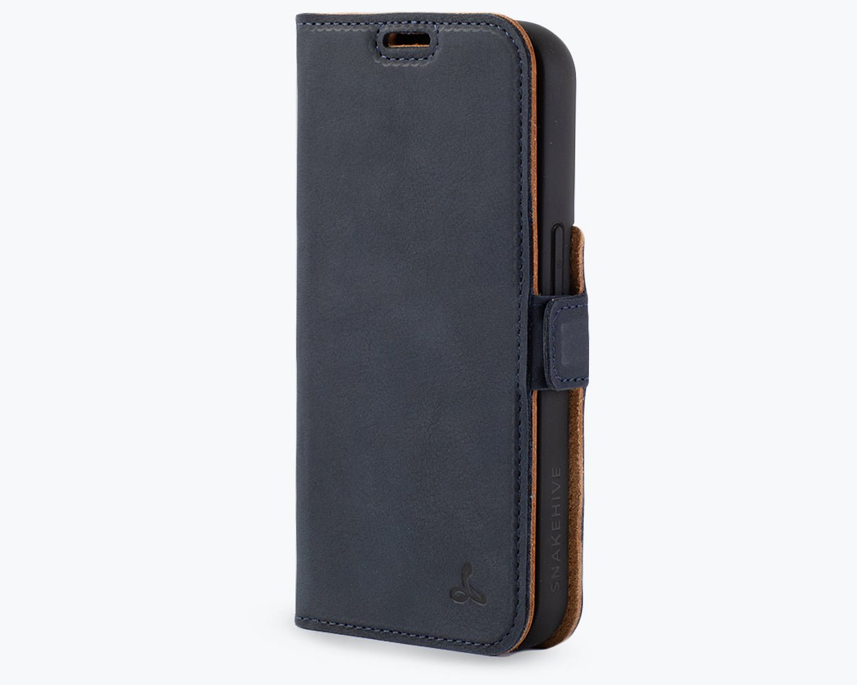 Apple iPhone 14 Pro - Vintage Leather Wallet Phone Case (Side Clasp)