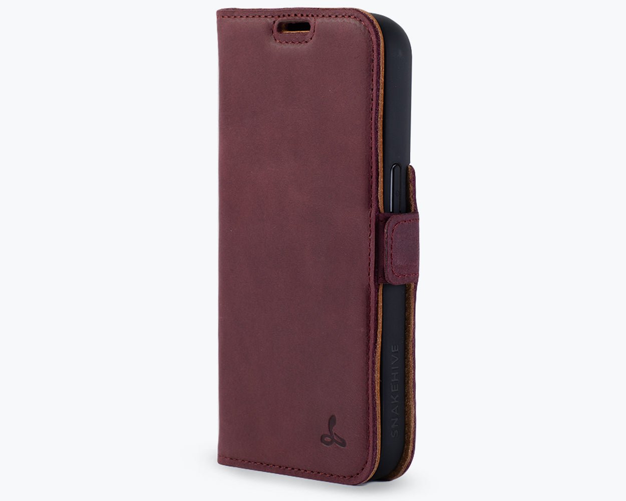 Apple iPhone 14 Pro - Vintage Leather Wallet Phone Case (Side Clasp)