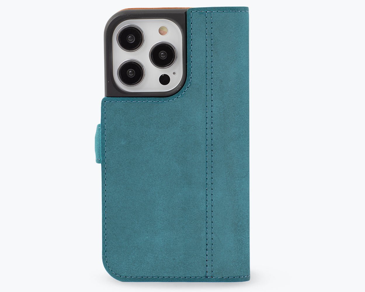 Apple iPhone 14 Pro - Vintage Leather Wallet (Side Clasp)