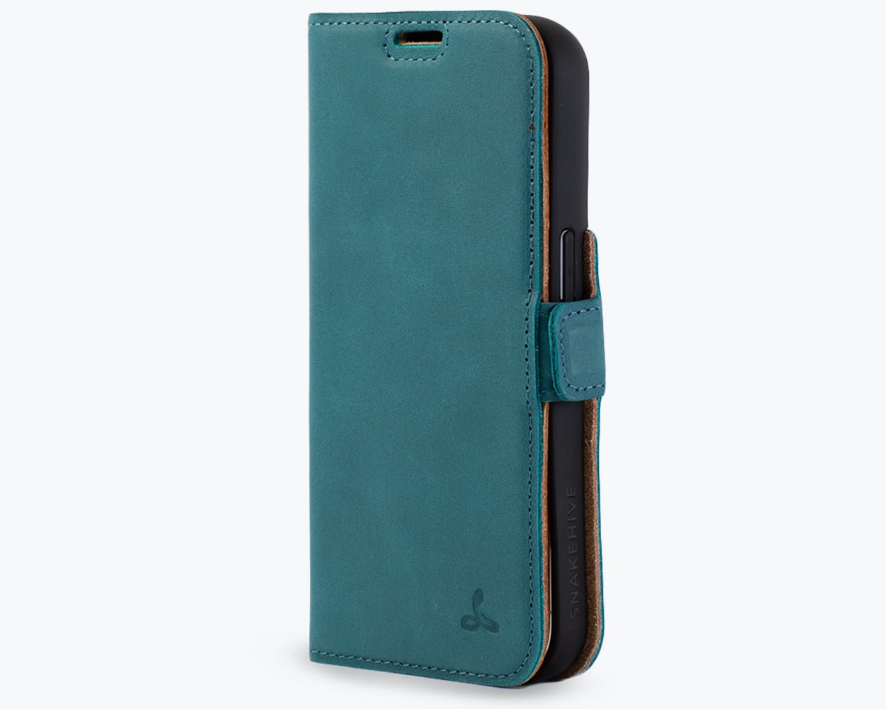 Apple iPhone 14 Pro - Vintage Leather Wallet Phone Case (Side Clasp)