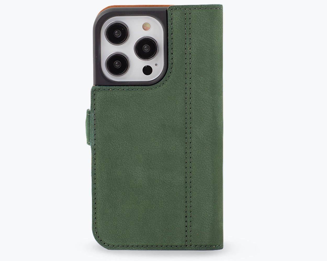 Apple iPhone 14 Pro - Vintage Leather Wallet Phone Case (Side Clasp)