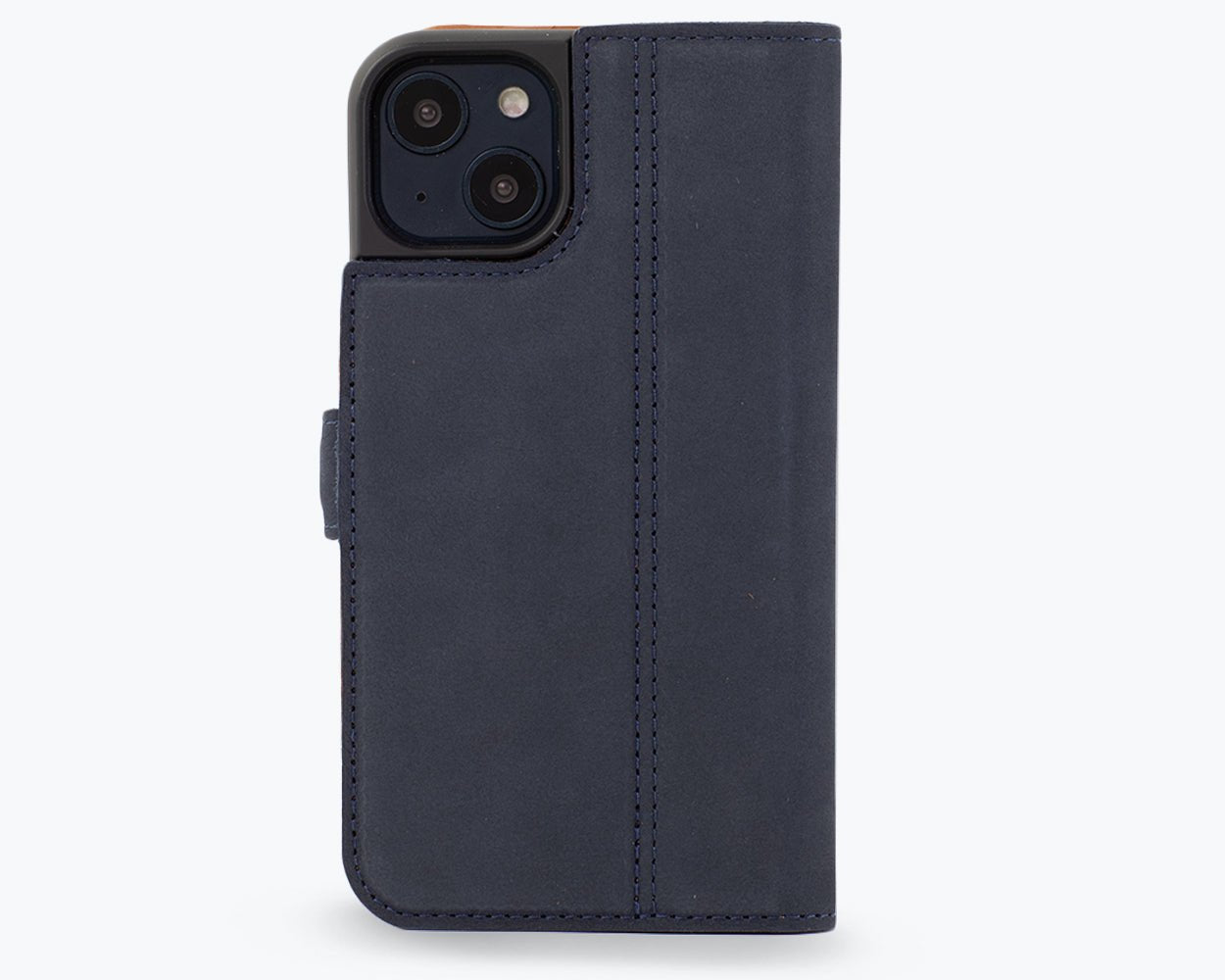 Apple iPhone 14 - Vintage Leather Wallet Phone Case (Side Clasp)