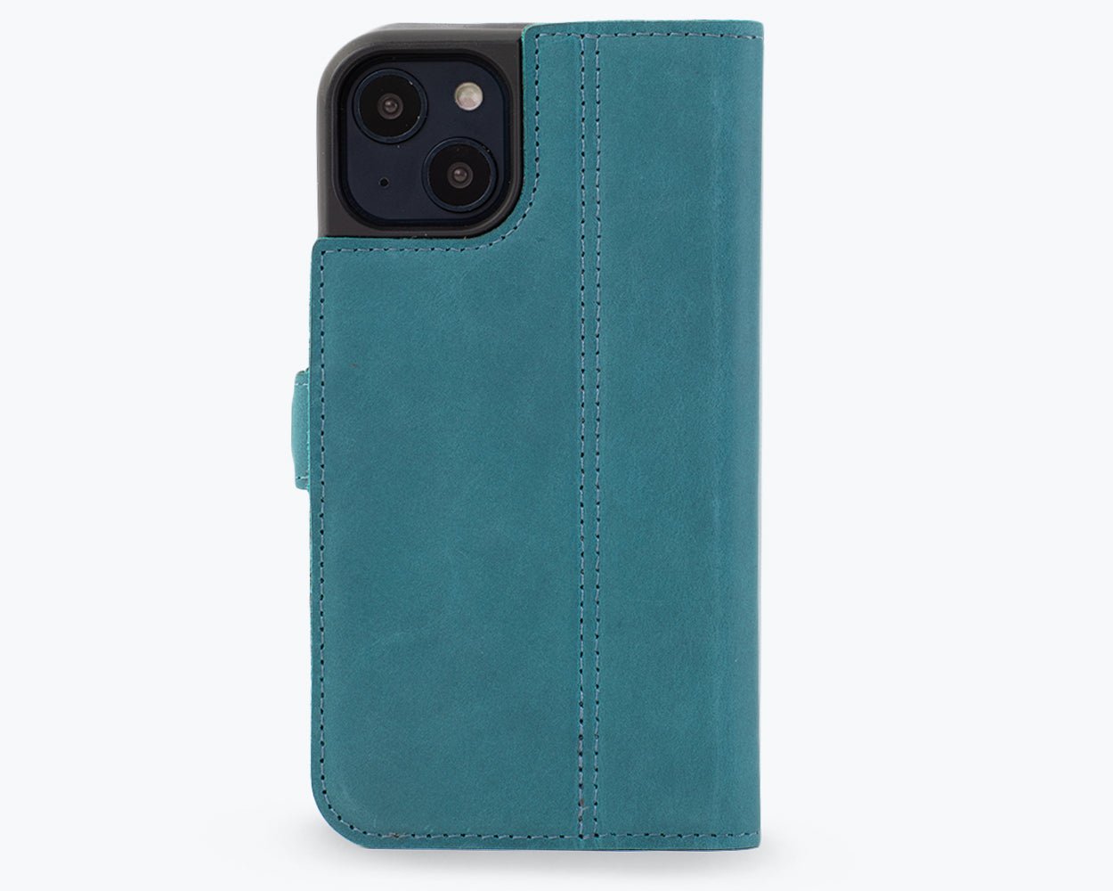 Apple iPhone 14 - Vintage Leather Wallet Phone Case (Side Clasp)