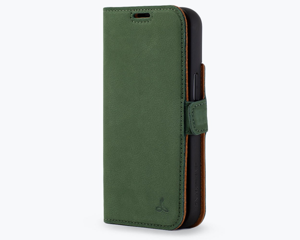 Apple iPhone 14 - Vintage Leather Wallet (Side Clasp)