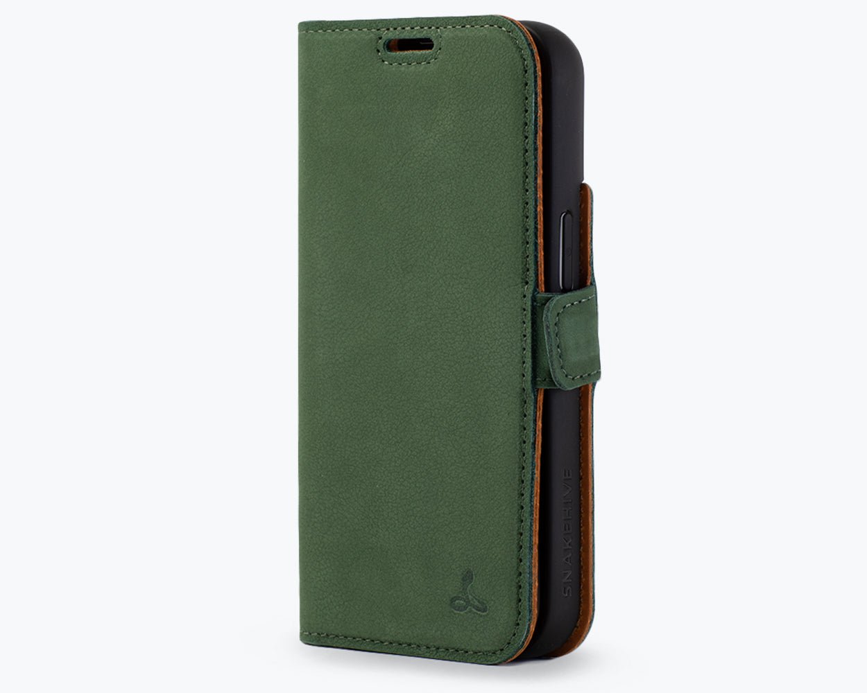 Apple iPhone 14 - Vintage Leather Wallet Phone Case (Side Clasp)