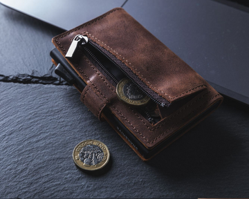 Vintage Leather Smart RFID Wallet | Snakehive