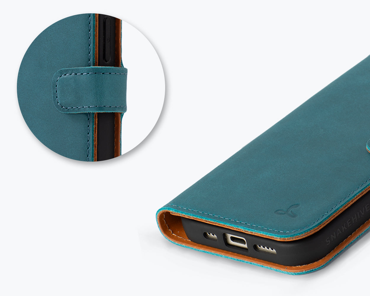 Apple iPhone 16 Pro Max - Vintage Leather Wallet Phone Case