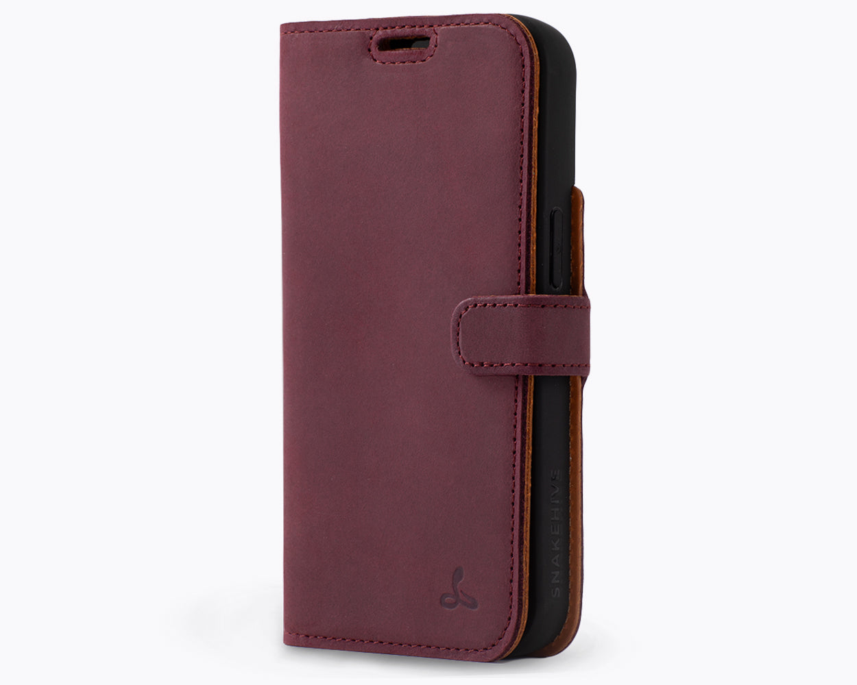 Apple iPhone 15 - Vintage Leather Wallet