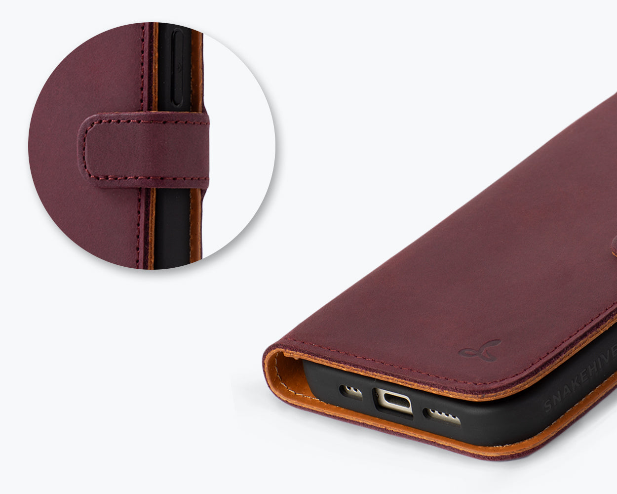 Apple iPhone 16 Pro Max - Vintage Leather Wallet Phone Case