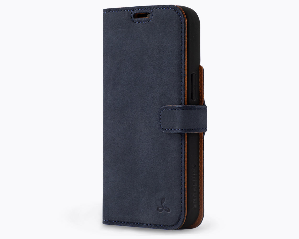 Apple iPhone 15 - Vintage Leather Wallet Phone Case
