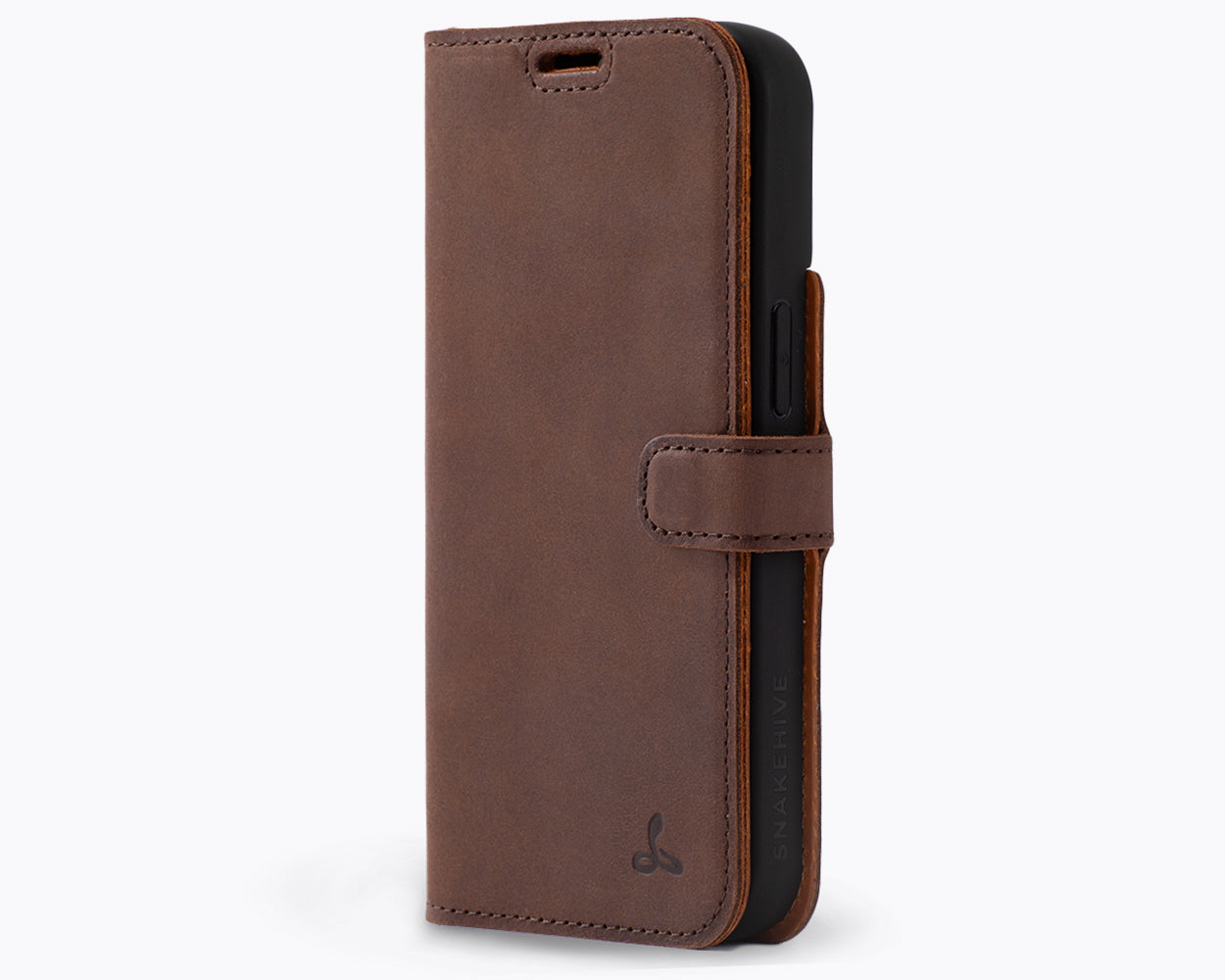 Apple iPhone 15 - Vintage Leather Wallet Phone Case