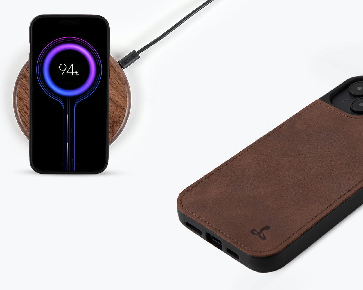 Apple iPhone 15 Plus - Vintage Leather Back Case