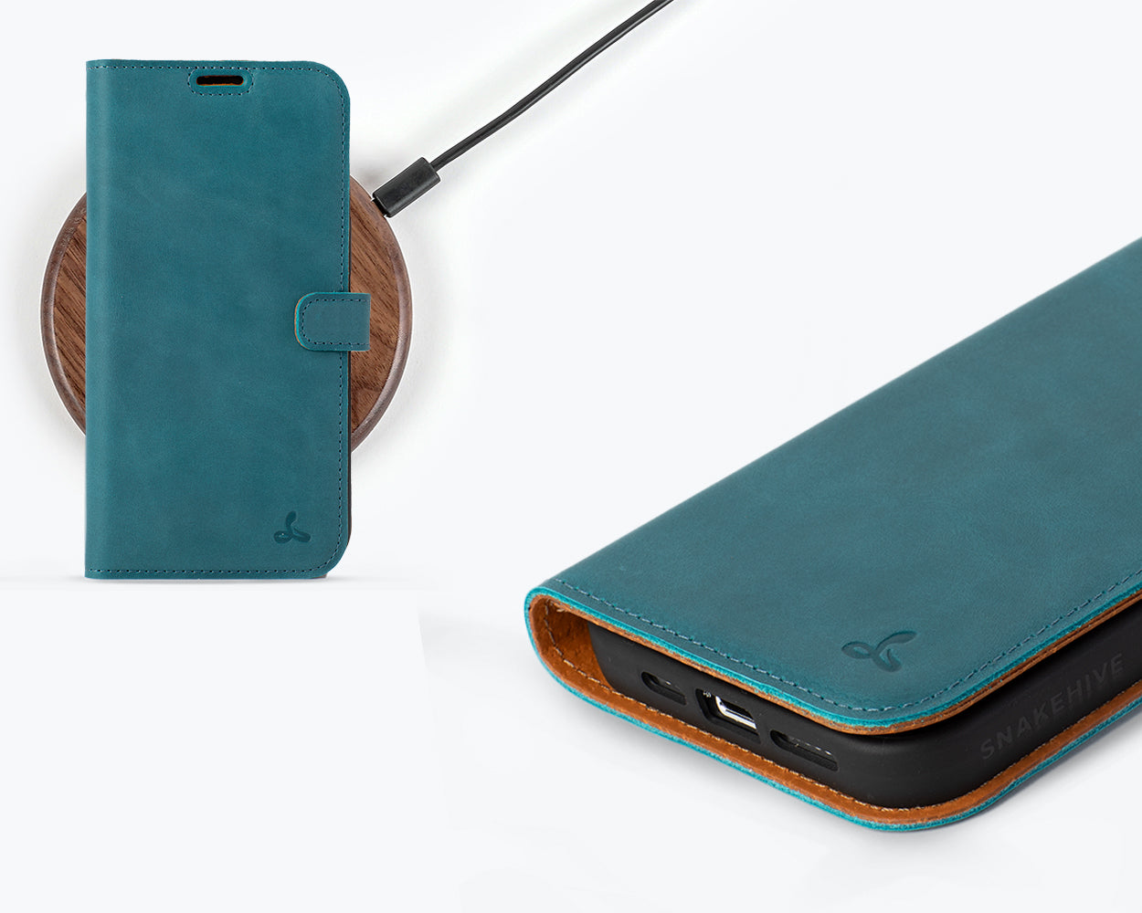 Apple iPhone 15 Pro Max - Vintage Leather Wallet Phone Case