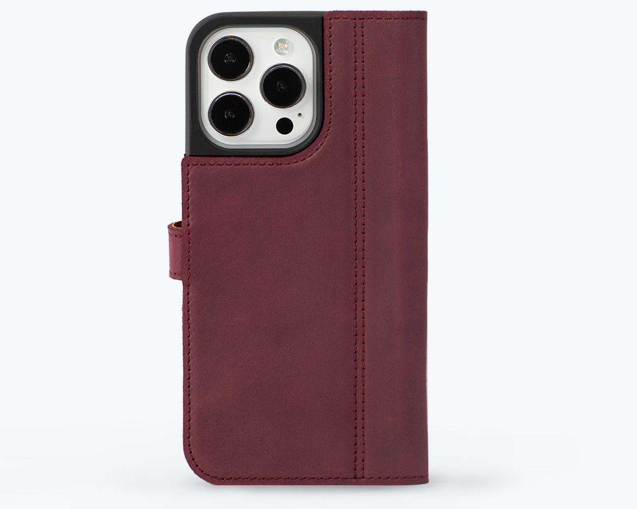 Apple iPhone 15 Pro Max - Vintage Leather Wallet Phone Case