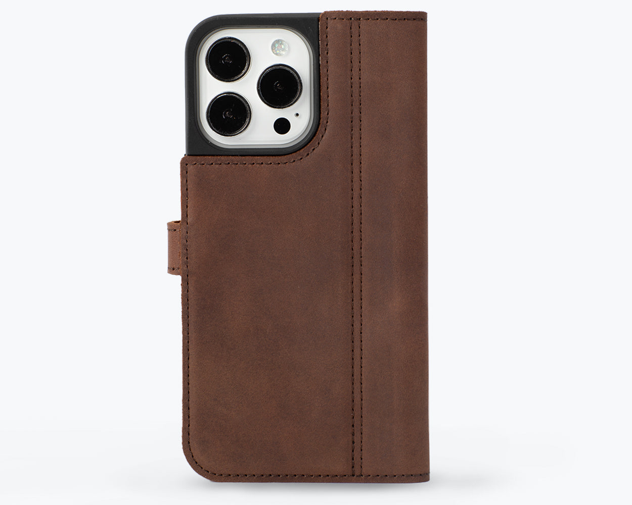 Apple iPhone 15 Pro Max - Vintage Leather Wallet Phone Case