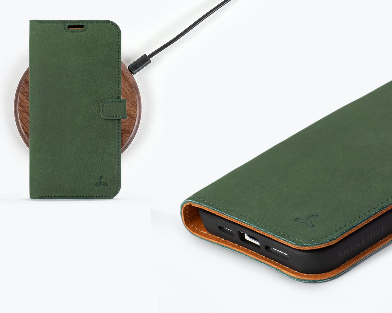 Apple iPhone 15 Pro Max - Vintage Leather Wallet Phone Case