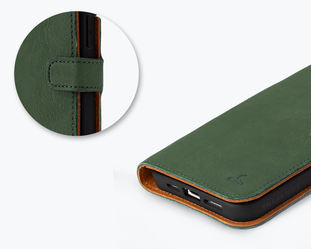 Apple iPhone 15 Pro Max - Vintage Leather Wallet Phone Case