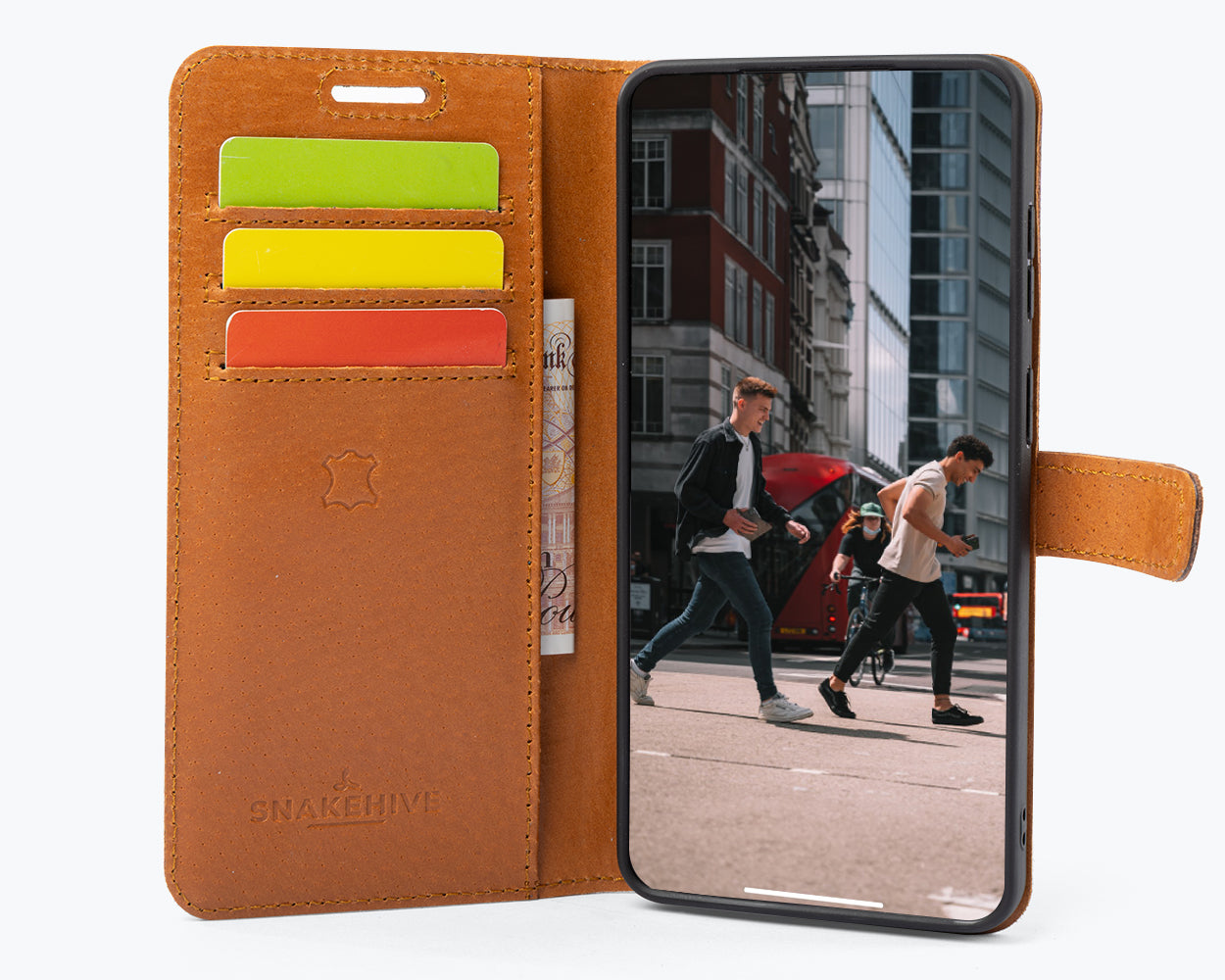 Vintage Leather Wallet Case for Samsung Galaxy S26 Plus