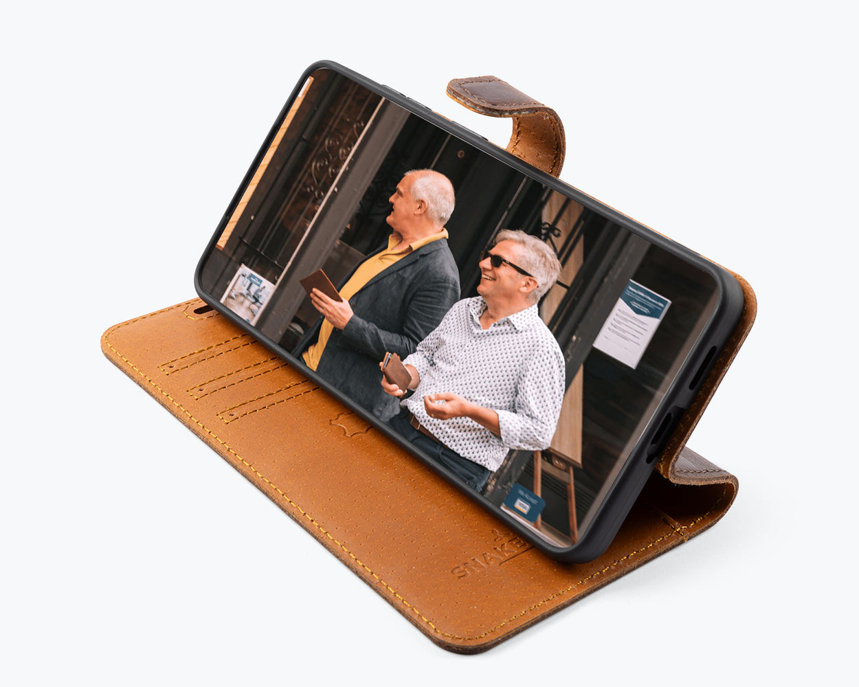 Samsung Galaxy S26 Plus - Vintage Leather Wallet Phone Case