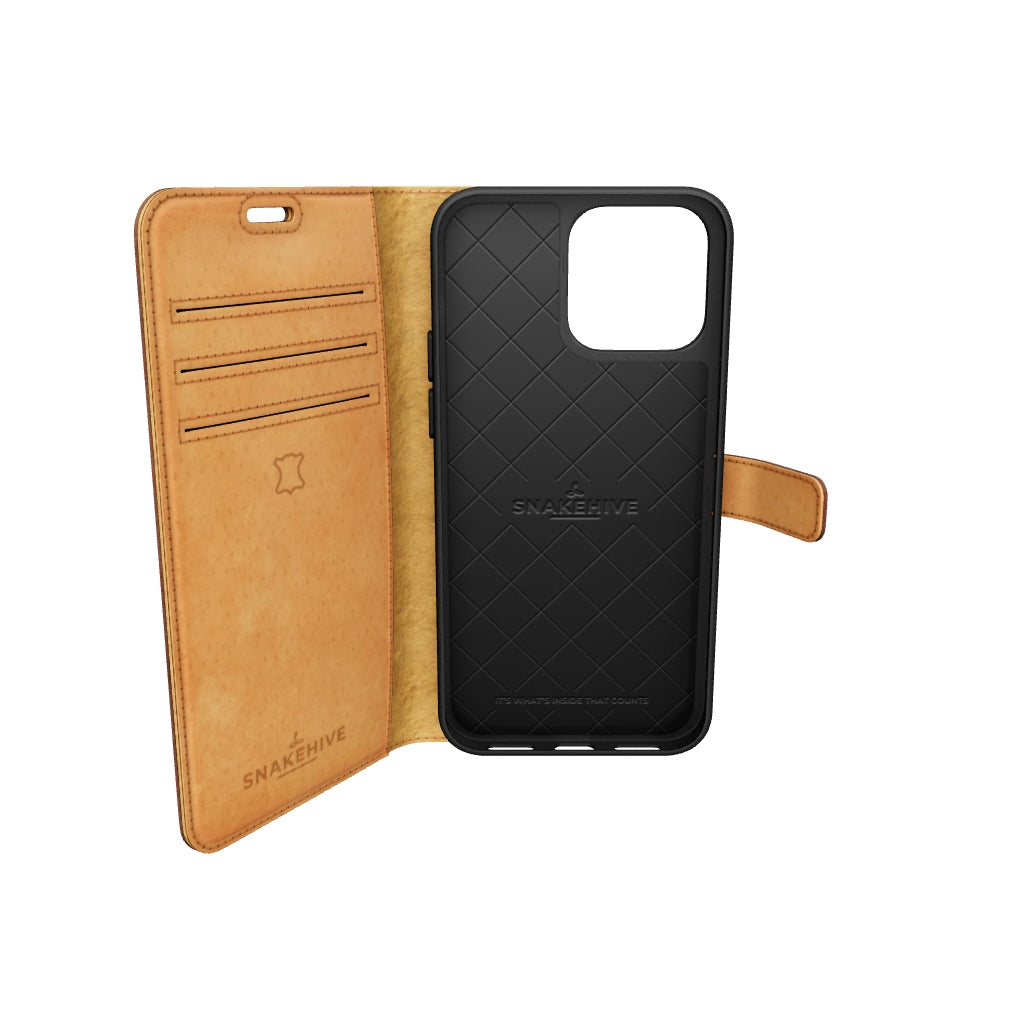 Apple iPhone 14 Pro | Leather Wallet Case | Snakehive