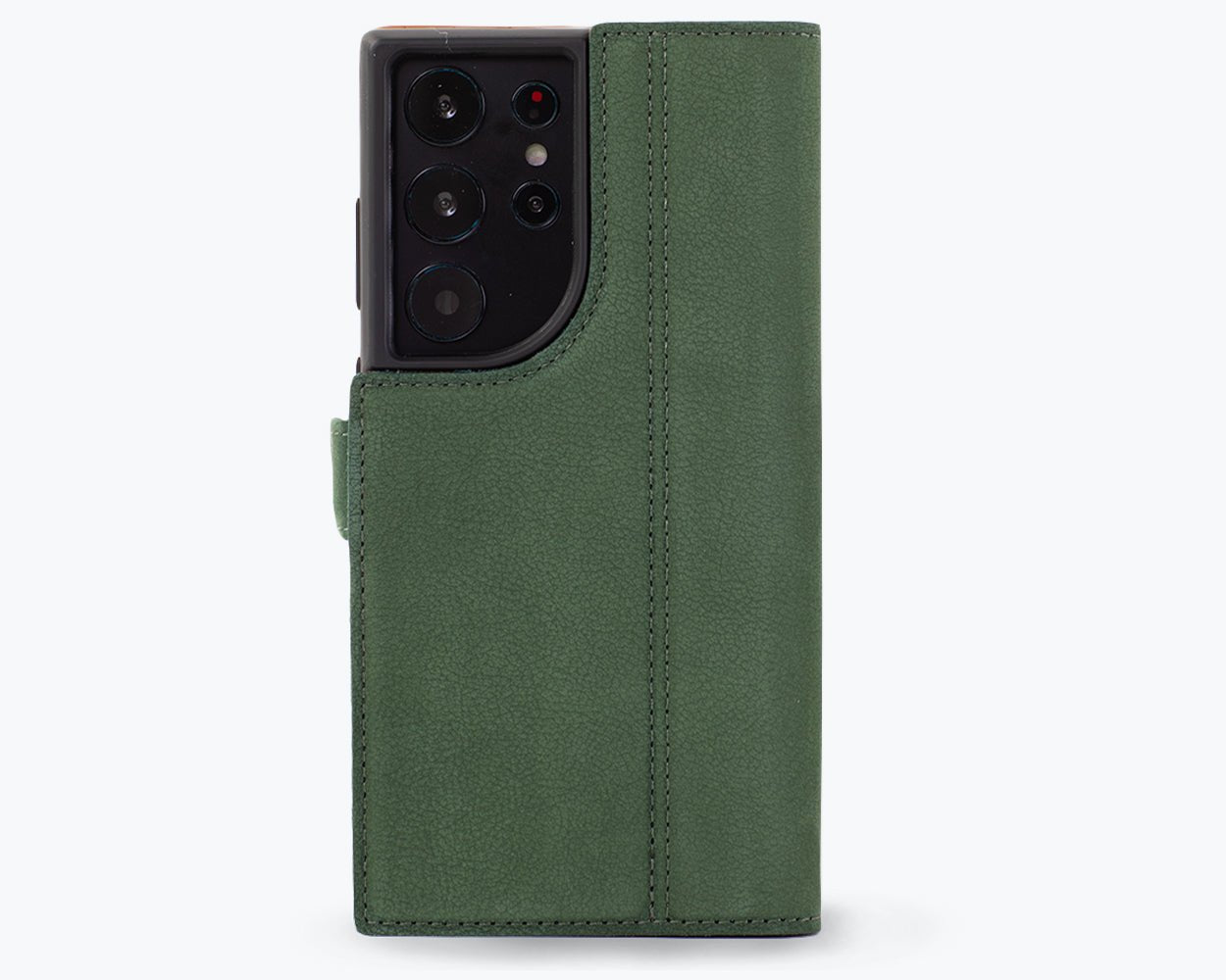 Samsung Galaxy S24 Ultra - Vintage Leather Wallet Phone Case (Side Clasp)