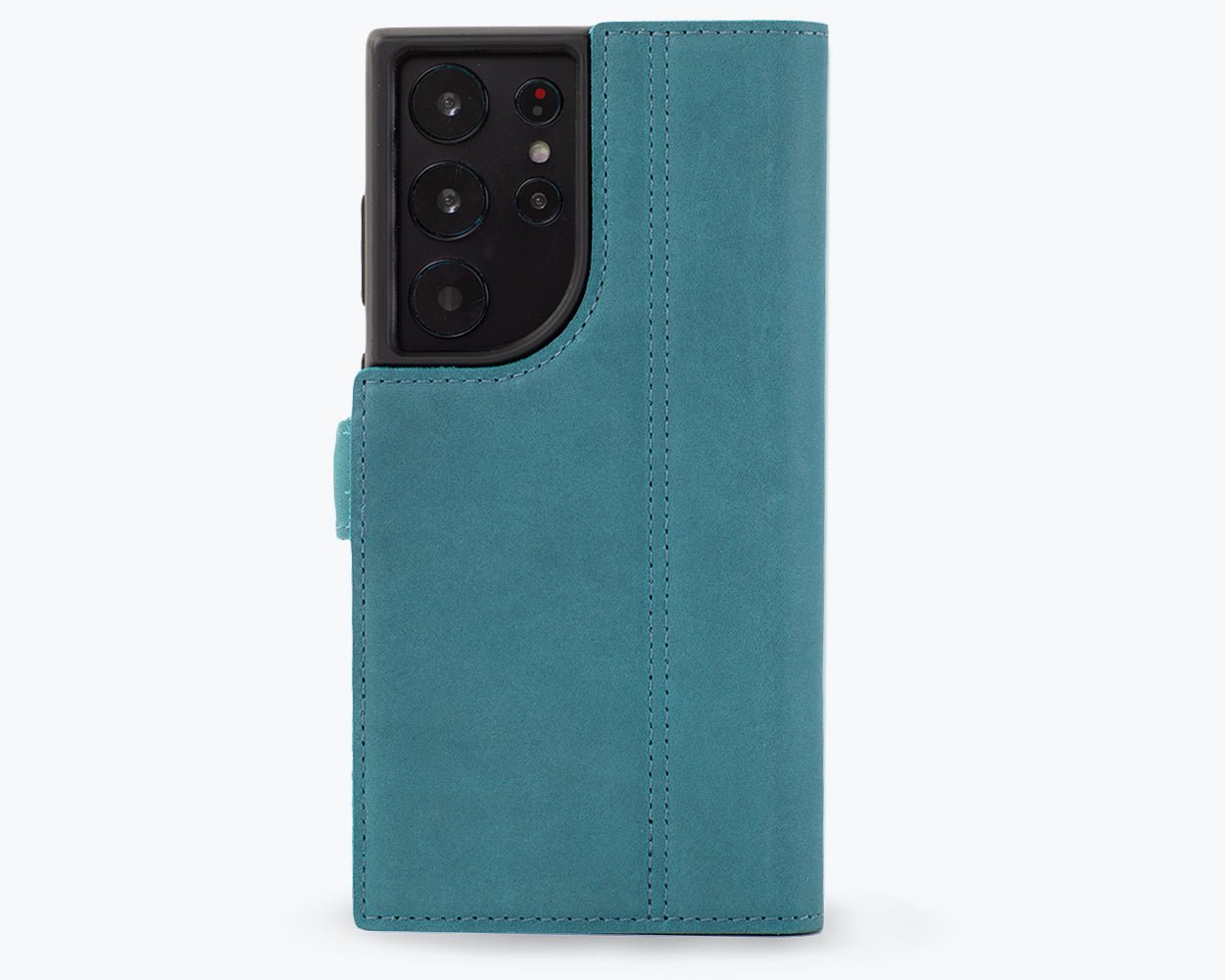 Samsung Galaxy S23 Ultra - Vintage Leather Wallet Phone Case (Side Clasp)