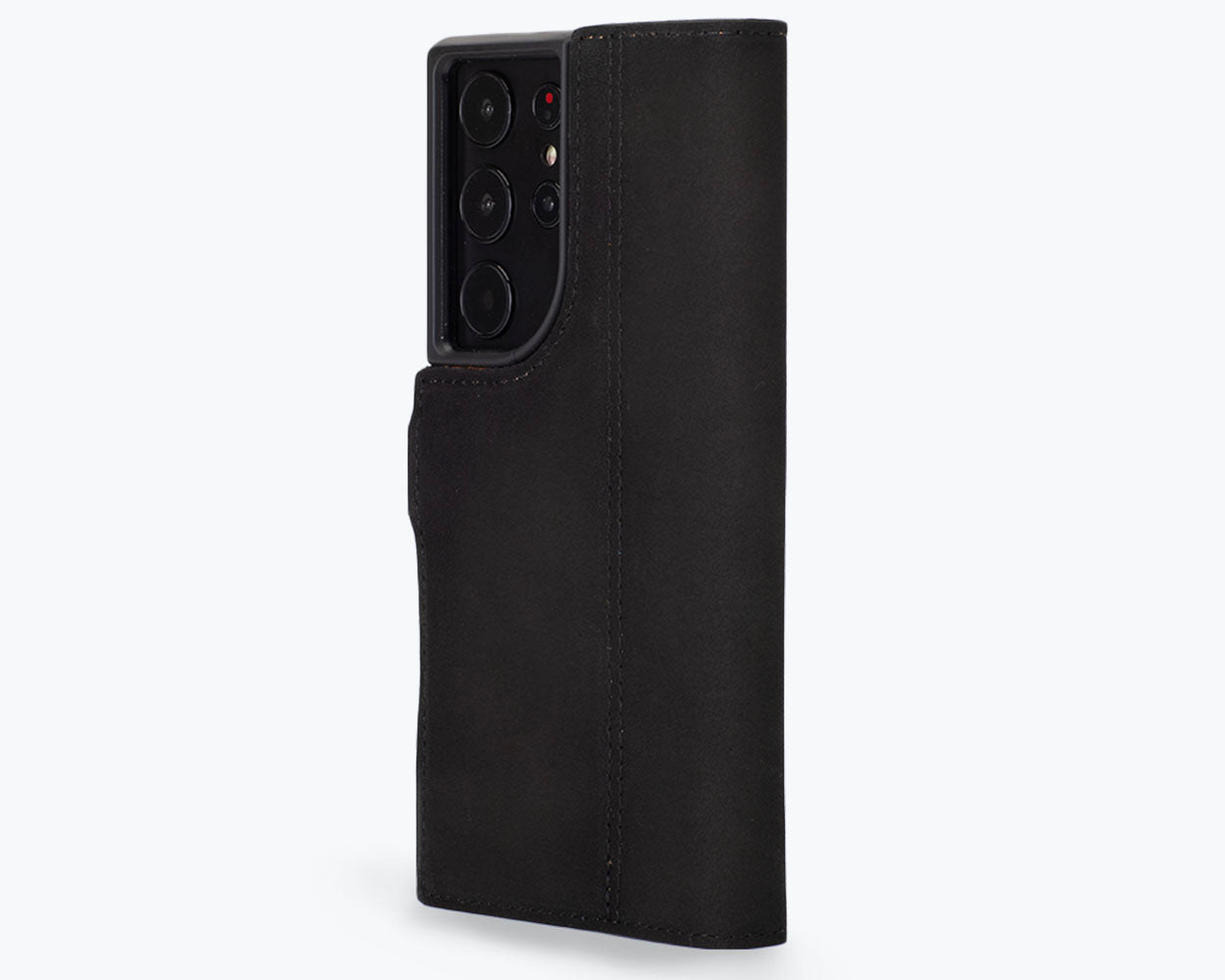 Samsung Galaxy S23 Ultra - Vintage Leather Wallet Phone Case (Side Clasp)