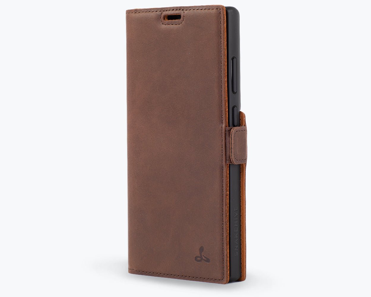 Samsung Galaxy S24 Ultra - Vintage Leather Wallet Phone Case (Side Clasp)
