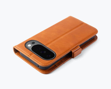 Étui Cuir Anti-RFID Pour Google Pixel 10 Pro Fold - Modèle ABEEL AB01 - Neuf