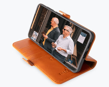 Metro Leder Wallet Handyhülle für Samsung Galaxy S25 Edge