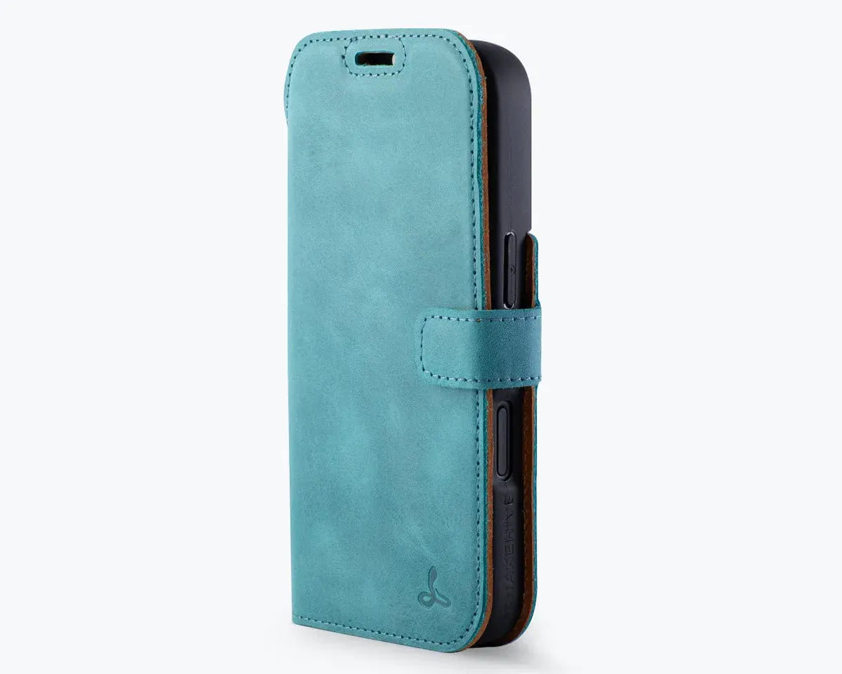 Snakehive Vintage Wallet Apple iPhone 18 Pro - Vintage Leather Wallet Phone Case Vintage Leather Wallet Case for Apple iPhone 18 Pro