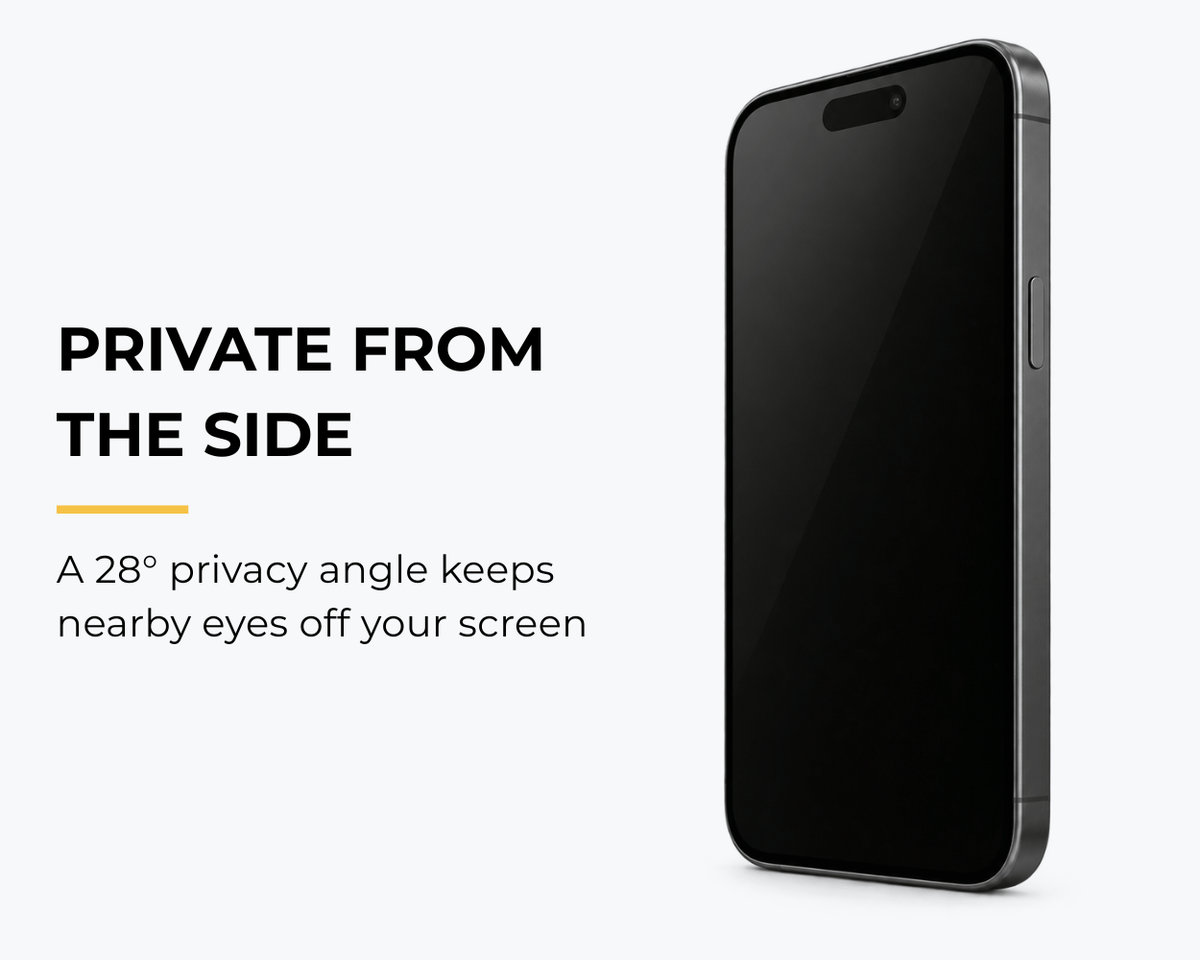 Snakehive Privacy Glass Apple iPhone 16 Pro - Privacy Glass Screen Protector (x2) Privacy Glass Screen Protector (x2) for iPhone 16 Pro
