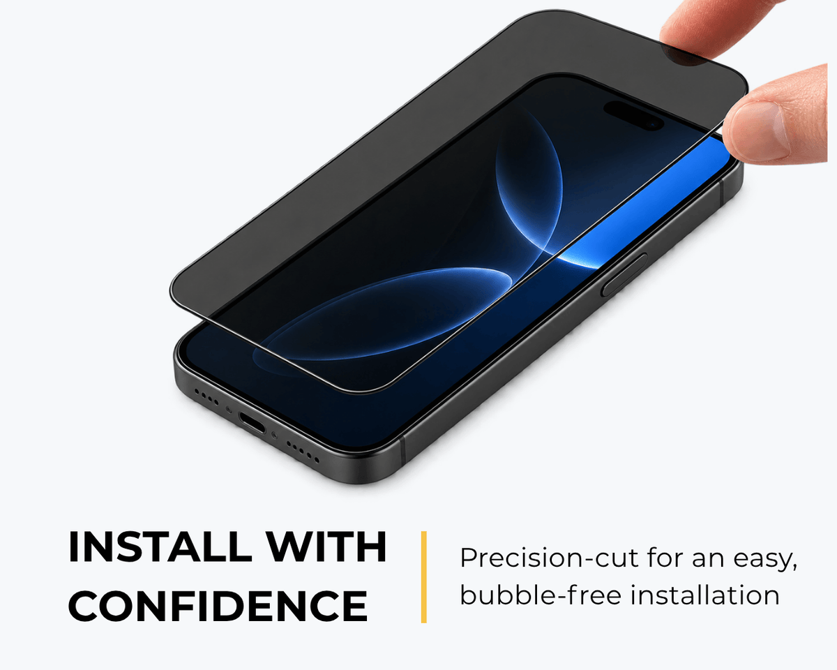Snakehive Privacy Glass Apple iPhone 16 Pro - Privacy Glass Screen Protector (x2) Privacy Glass Screen Protector (x2) for iPhone 16 Pro