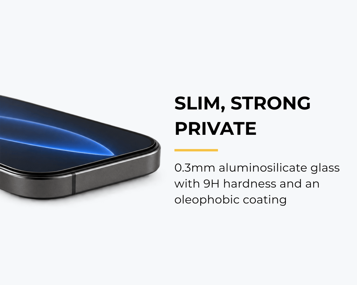 Snakehive Privacy Glass Apple iPhone 16 Pro - Privacy Glass Screen Protector (x2) Privacy Glass Screen Protector (x2) for iPhone 16 Pro