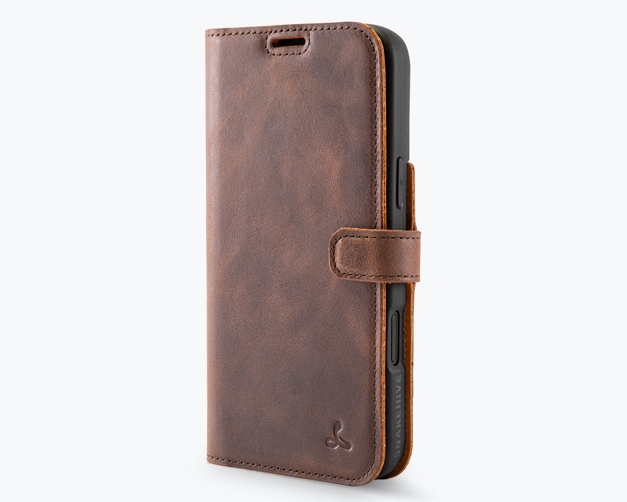 Apple iPhone 16 Pro Max - Vintage Leather Wallet Phone Case