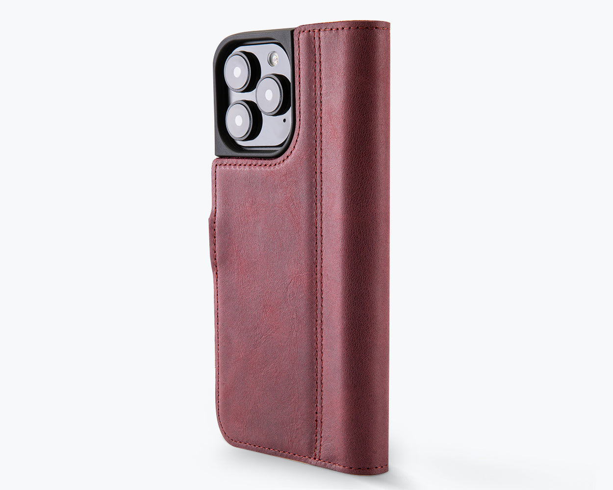 Apple iPhone 16 Pro Max - Vintage Leather Wallet Phone Case