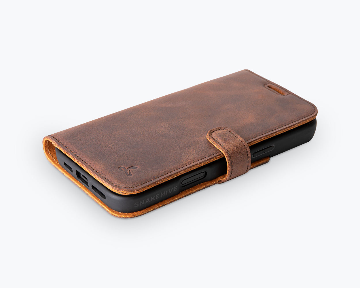 Apple iPhone 16 Pro Max - Vintage Leather Wallet Phone Case
