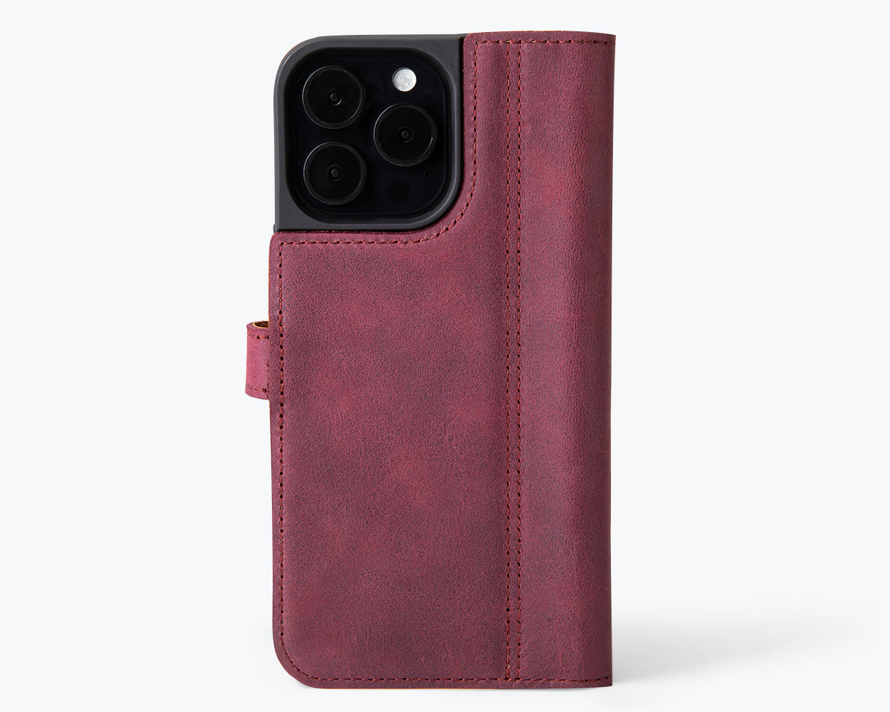 Apple iPhone 16 Pro Max - Vintage Leather Wallet Phone Case