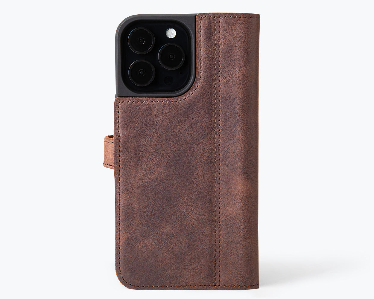 Apple iPhone 16 Pro Max - Vintage Leather Wallet Phone Case