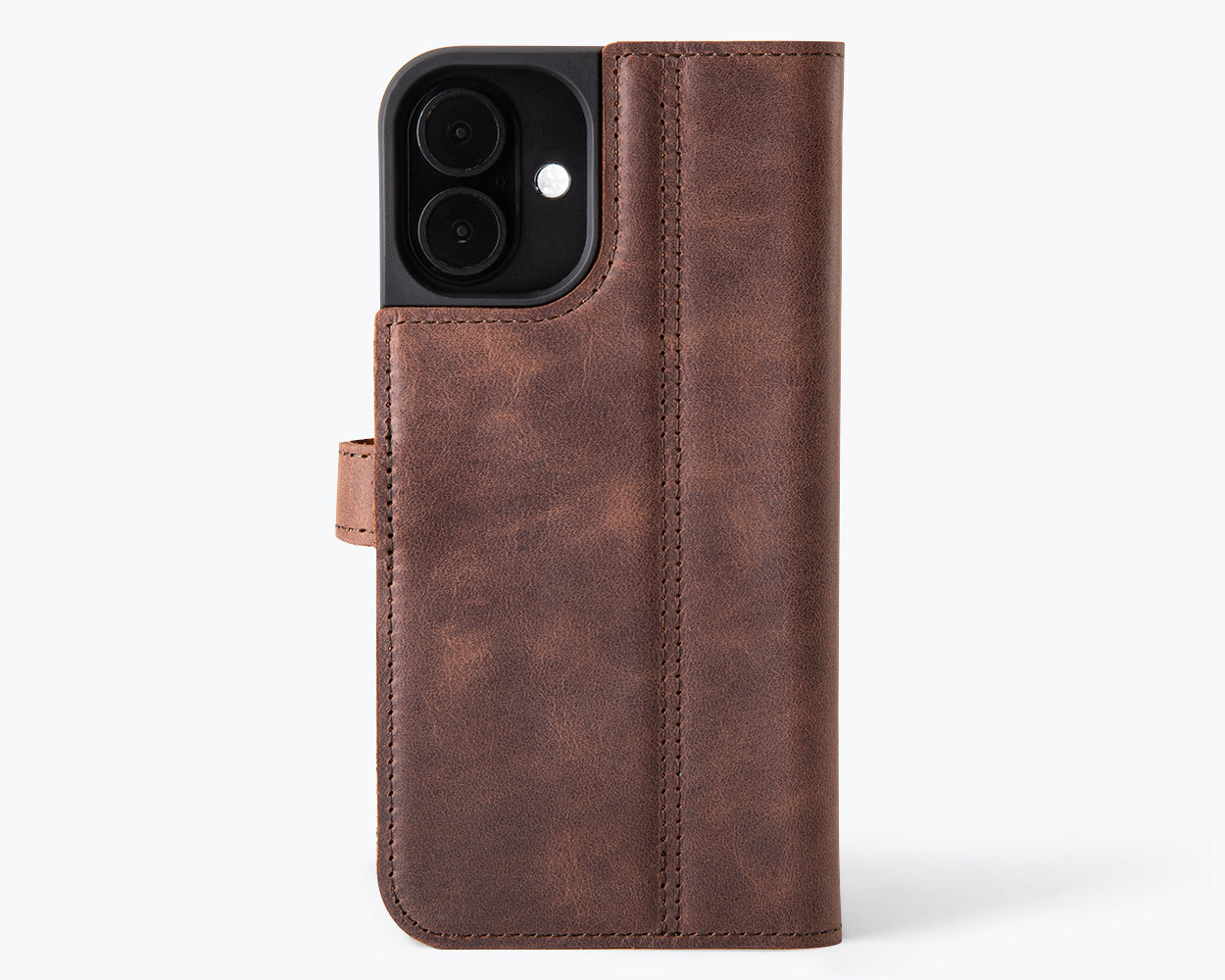 Apple iPhone 16 Plus - Vintage Leather Wallet Phone Case