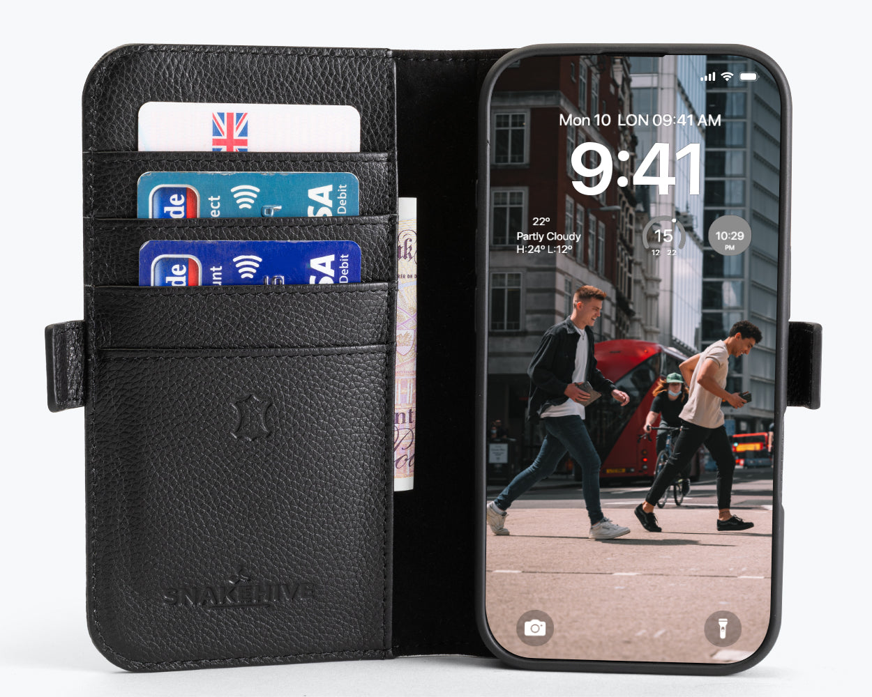 Apple iPhone 16 Pro - Metro Leather Wallet Phone Case
