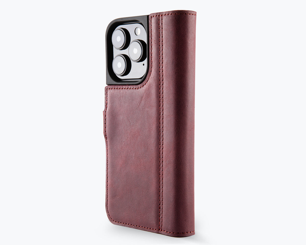 Apple iPhone 16 Pro - Vintage Leather Wallet Phone Case