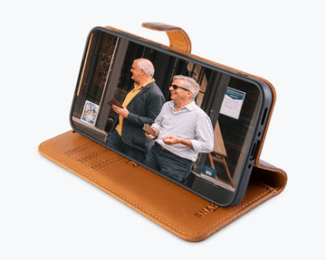 Vintage Leder Wallet Hülle für Samsung Galaxy A36